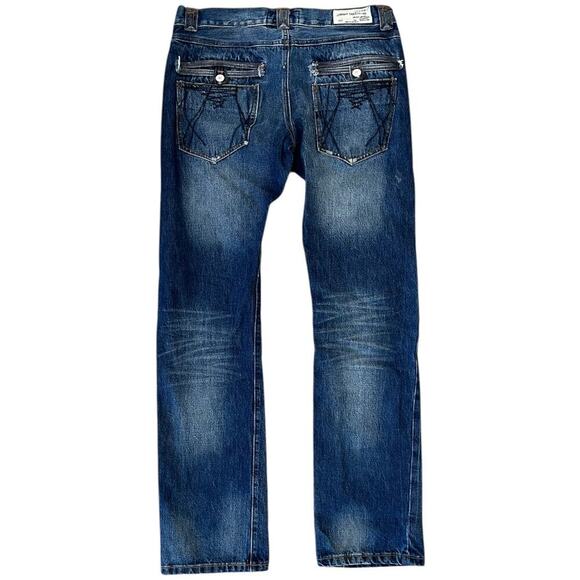 Jimmy Taverniti Selvedge 55-j-499-5 Air Anti-Exposure Jeans - Picture 2 of 6